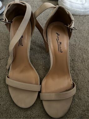 Nude Open Toe Heels